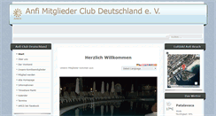 Desktop Screenshot of anfi-club.de